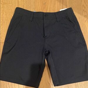 Under Armour Black Flat Front Shorts